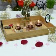 1.75 Inch Clear Brown Gel Floating Candles (144pcs/Case) Bulk