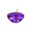 1.75 Inch Clear Purple Gel Floating Candles (12pc/Box)