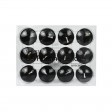 1.75 Inch Clear Black Gel Floating Candles (12pc/Box)