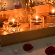 1.75 Inch Clear Black Gel Floating Candles (12pc/Box)