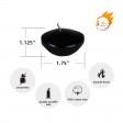 1.75 Inch Clear Black Gel Floating Candles (144pcs/Case) Bulk