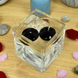 1.75 Inch Clear Black Gel Floating Candles (12pc/Box)