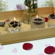 1.75 Inch Clear Black Gel Floating Candles (144pcs/Case) Bulk