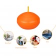 1 3/4 Inch Orange Floating Candles (24pc/Box)