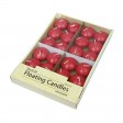 1 3/4 Inch Red Floating Candles (144pcs/Case) Bulk