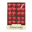 1 3/4 Inch Red Floating Candles (144pcs/Case) Bulk