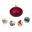 1 3/4 Inch Burgundy Floating Candles (288pcs/Case) Bulk