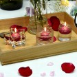 1 3/4 Inch Burgundy Floating Candles (288pcs/Case) Bulk