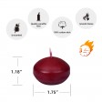 1 3/4 Inch Burgundy Floating Candles (288pcs/Case) Bulk