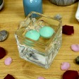 1 3/4 Inch Aqua Floating Candles (288pcs/Case) Bulk