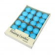 1 3/4 Inch Turquoise Floating Candles (24pc/Box)