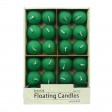 1 3/4 Inch Hunter Green Floating Candles (288pcs/Case) Bulk