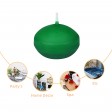 1 3/4 Inch Hunter Green Floating Candles (24pc/Box)