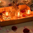 1 3/4 Inch Brown Floating Candles (288pcs/Case) Bulk