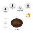 1 3/4 Inch Brown Floating Candles (24pc/Box)