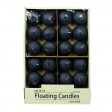 1 3/4 Inch Black Floating Candles (288pcs/Case) Bulk