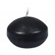1 3/4 Inch Black Floating Candles (24pc/Box)