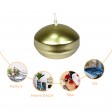 1 3/4 Inch Metallic Gold Floating Candles (24pc/Box)
