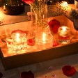 1 3/4 Inch Metallic Gold Floating Candles (24pc/Box)