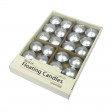 1 3/4 Inch Metallic Silver Floating Candles (288pcs/Case) Bulk