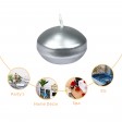 1 3/4 Inch Metallic Silver Floating Candles (288pcs/Case) Bulk