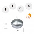 1 3/4 Inch Metallic Silver Floating Candles (288pcs/Case) Bulk
