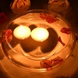 2 1/4 Inch White Floating Candles (96pcs/Case) Bulk