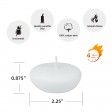 2 1/4 Inch White Floating Candles (96pcs/Case) Bulk