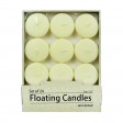 2 1/4 Inch Ivory Floating Candles (96pcs/Case) Bulk