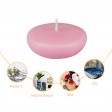 2 1/4 Inch Light Rose Floating Candles (24pc/Box)