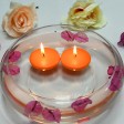 2 1/4 Inch Orange Floating Candles (288pcs/Case) Bulk