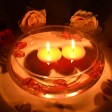 2 1/4 Inch Orange Floating Candles (288pcs/Case) Bulk
