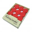 2 1/4 Inch Ruby Red Floating Candles (96pcs/Case) Bulk