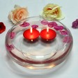 2 1/4 Inch Red Floating Candles (24pc/Box)
