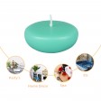 2 1/4 Inch Aqua Floating Candles (96pcs/Case) Bulk