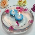 2 1/4 Inch Turquoise Floating Candles (24pc/Box)
