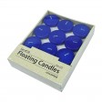 2 1/4 Inch Blue Floating Candles (24pc/Box)