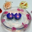 2 1/4 Inch Blue Floating Candles (24pc/Box)