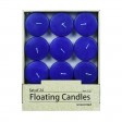 2 1/4 Inch Royal Blue Floating Candles (24pc/Box)