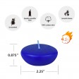 2 1/4 Inch Royal Blue Floating Candles (24pc/Box)