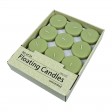 2 1/4 Inch Sage Green Floating Candles (96pcs/Case) Bulk