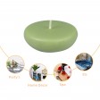 2 1/4 Inch Sage Green Floating Candles (96pcs/Case) Bulk