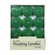 2 1/4 Inch Hunter Green Floating Candles (288pcs/Case) Bulk