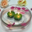 2 1/4 Inch Hunter Green Floating Candles (24pc/Box)