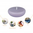 2 1/4 Inch Lavender Floating Candles (24pc/Box)