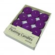 2 1/4 Inch Purple Floating Candles (24pc/Box)