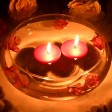 2 1/4 Inch Purple Floating Candles (24pc/Box)