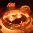 2 1/4 Inch Brown Floating Candles (96pcs/Case) Bulk