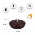 2 1/4 Inch Brown Floating Candles (24pc/Box)