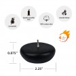2 1/4 Inch Black Floating Candles (24pc/Box)